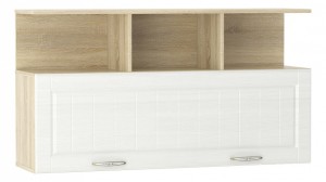 Полка комбинированная Оливия НМ 040.50 Ф (дуб сонома дерево белое  1202x316x650)