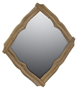 Зеркало настенное Тиффани New (дуб прованс   990x30x990)