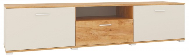 Тумба под ТВ Кассандра (дуб крафт золотой кашемир  2000x430x450)