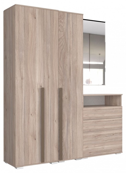Гарнитур для прихожей Лайк КП2 (дуб мария дуб мария, какао  )