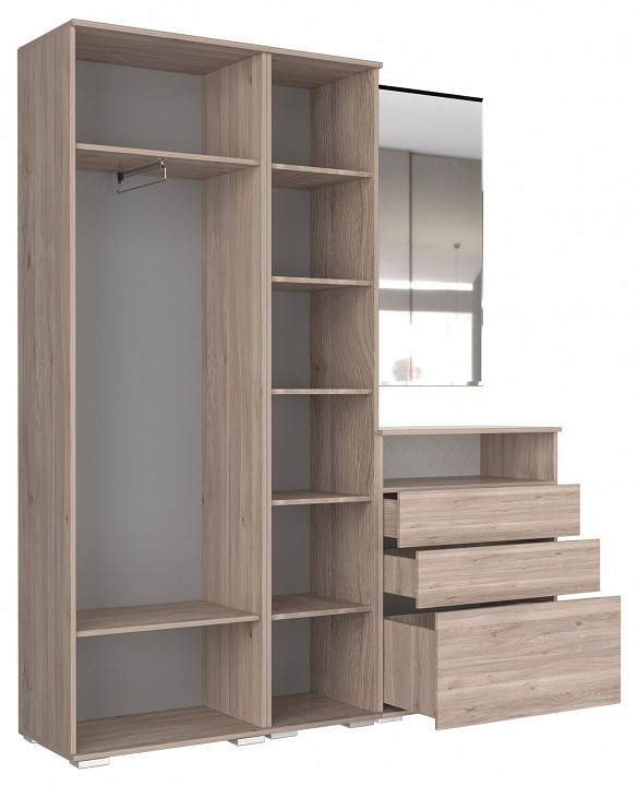 Гарнитур для прихожей Лайк КП2 (дуб мария дуб мария, какао  )