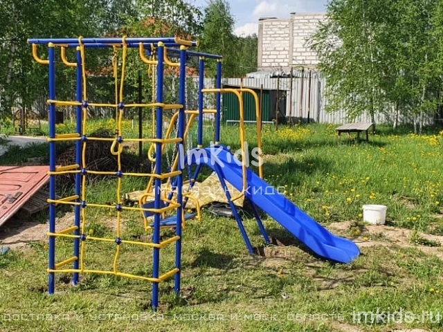 VERESK уличный детский спортивный комплекс  "Малыш-Дачник" с горкой 2 м.
