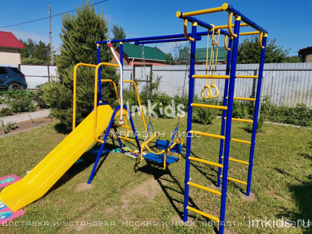 VERESK уличный детский спортивный комплекс  "Малыш-Дачник" с горкой 2 м.