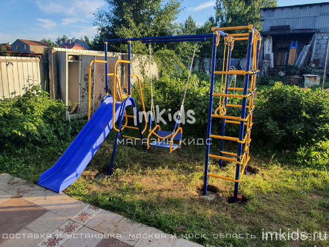 VERESK уличный детский спортивный комплекс  "Малыш-Дачник" с горкой 2 м.