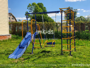 VERESK уличный детский спортивный комплекс  "Малыш-Дачник" с горкой 2 м.
