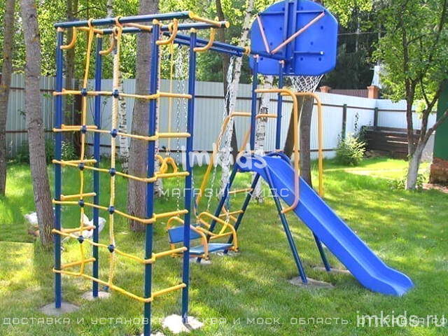 VERESK уличный детский спортивный комплекс  "Малыш-Дачник" с горкой 2 м.