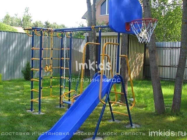 VERESK уличный детский спортивный комплекс  "Малыш-Дачник" с горкой 2 м.