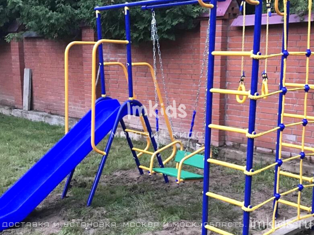 VERESK уличный детский спортивный комплекс  "Малыш-Дачник" с горкой 2 м.