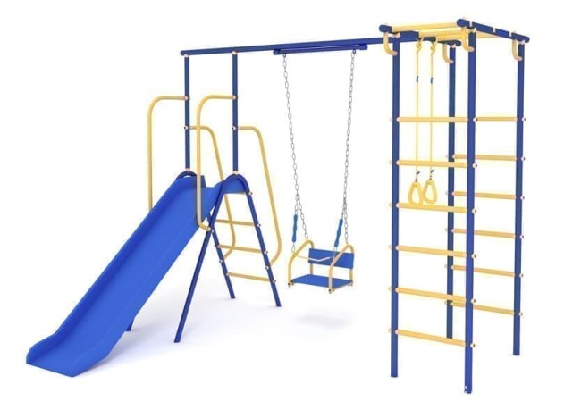 VERESK уличный детский спортивный комплекс  "Малыш-Дачник" с горкой 2 м.