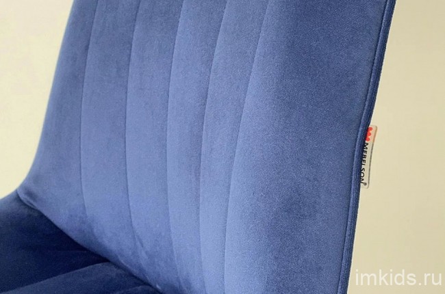 Стул Лари (черный  синий 535x555x880)