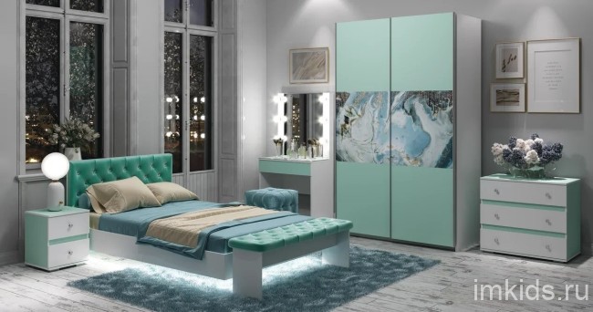 Шкаф-купе с рисунком Тифани ШКК-1