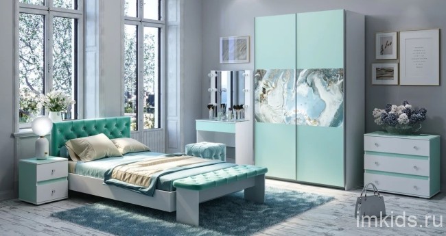 Шкаф-купе с рисунком Тифани ШКК-1