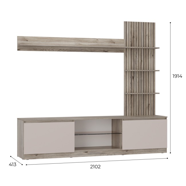 Стенка в гостиную Рио