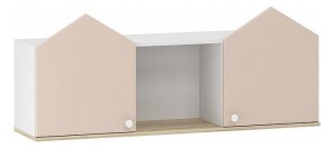 Полка комбинированная Банни НМ 041.46 (белый, дуб сонома белый, бисквит  1300х320х530)