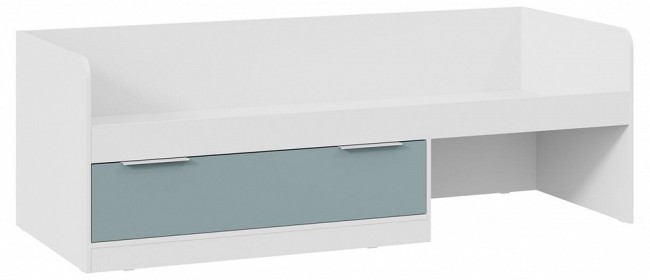 Кровать Марли (белый серо-голубой  2042x842x697)