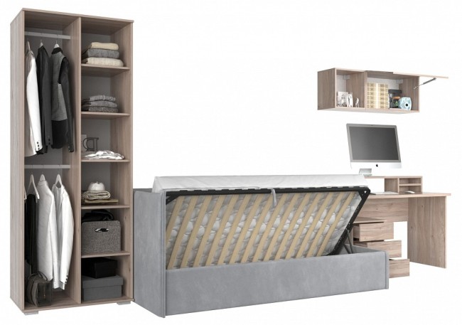 Набор для детской Лайк КД46 (дуб мария галька, дуб мария галька )