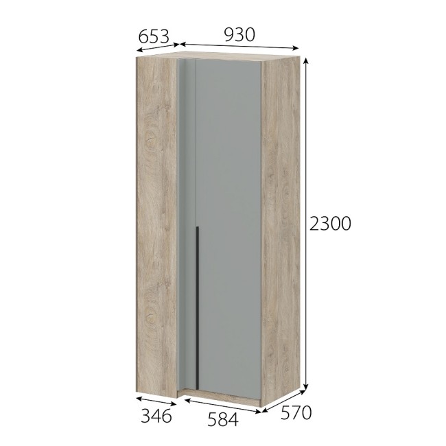 Шкаф угловой Этна