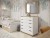 Кровать СкайЛайт СЛ-32К (белый, блэквуд ячменный, графит   948x2060x900)