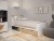 Кровать СкайЛайт СЛ-32К (белый, блэквуд ячменный, графит   948x2060x900)