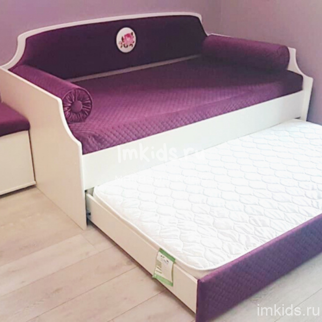 Детская кровать тахта "Медальон" Спелая слива