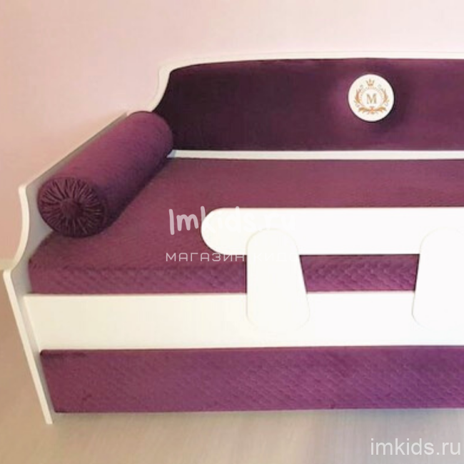 Детская кровать тахта "Медальон" Спелая слива