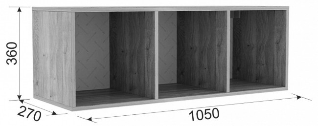 Гарнитур для спальни Лайк КС77 (дуб мария дуб мария, какао капучино )