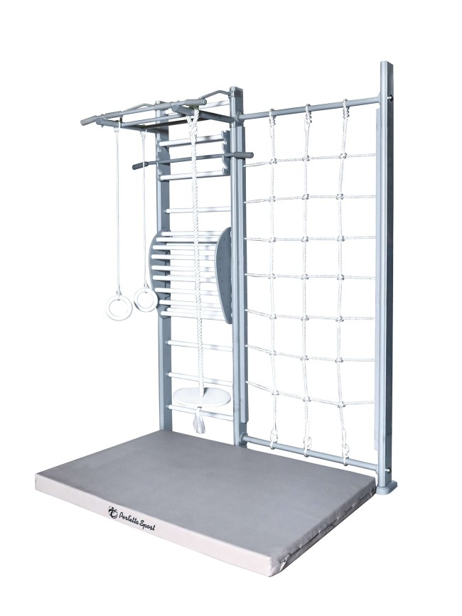 ДСК PERFETTO SPORT "Scala in legno con rete 1"grigio PS-127