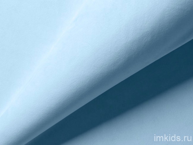 Детская кровать тахта "Медальон" Небесно-голубой