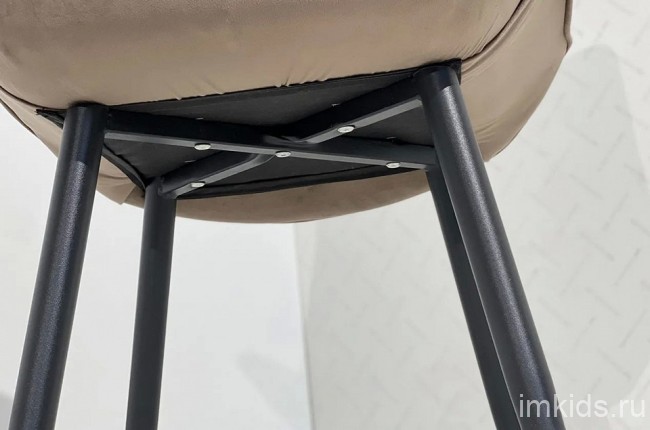 Стул Монти (черный  бежевый 550x610x870)