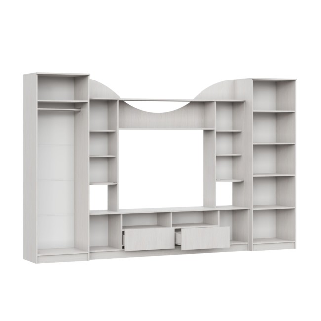 Стенка в гостиную МГС 8, ясень анкор светлый Стенка в гостиную МГС 8, ясень анкор светлый