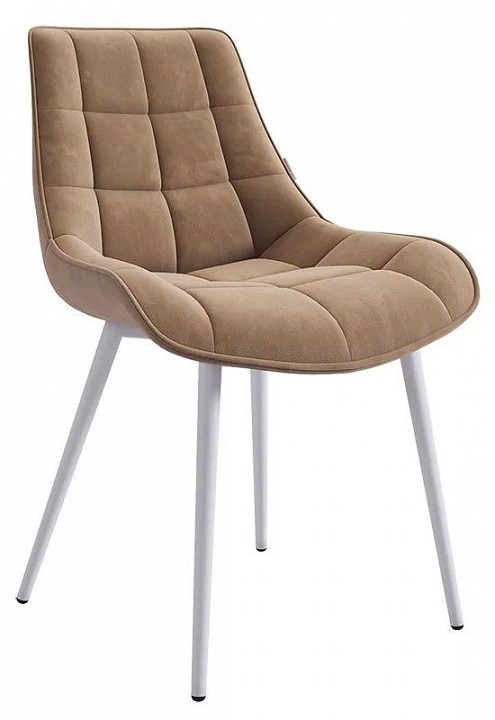 Стул Монти (белый  бежевый 550x610x870)