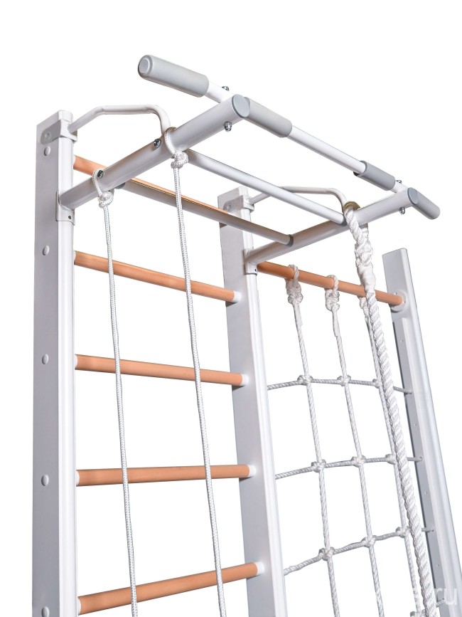 ДСК PERFETTO SPORT "Scala in legno con rete" bianco-naturale PS-125