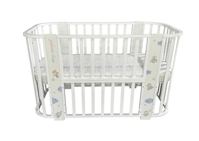 Детская кровать Alina 5в1 с маятником и расширением до 140 см