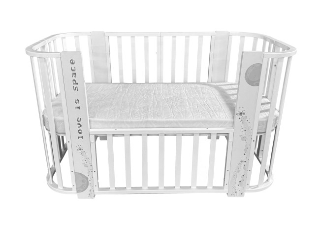 Детская кровать Alina 5в1 с маятником и расширением до 140 см