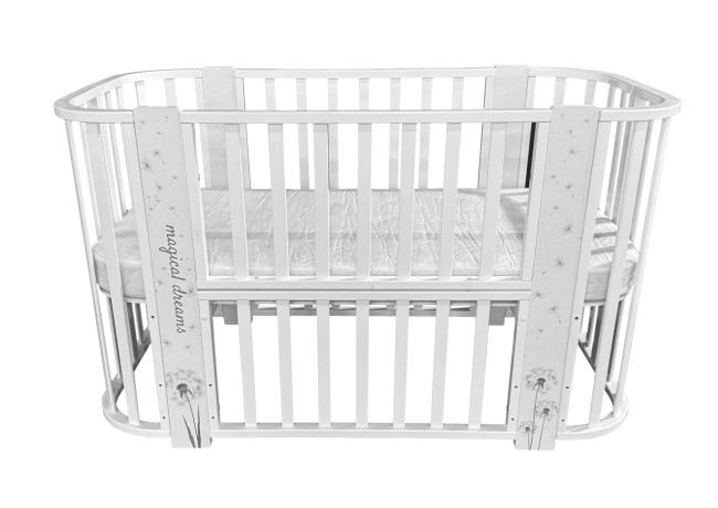 Детская кровать Alina 5в1 с маятником и расширением до 140 см