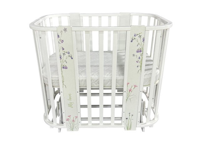 Детская кровать Alina 5в1 с маятником и расширением до 140 см