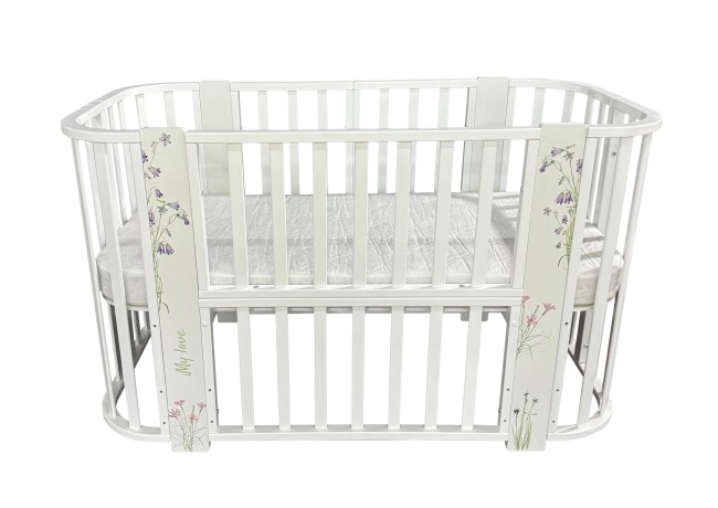 Детская кровать Alina 5в1 с маятником и расширением до 140 см