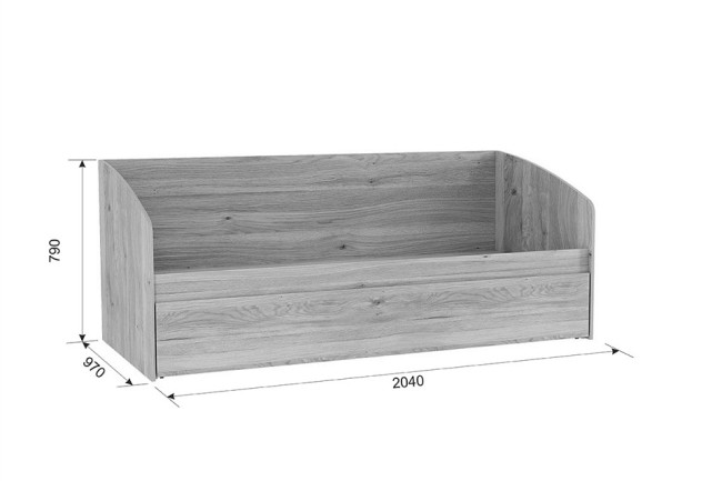 Гарнитур для детской Лайк К1 (дуб мария дуб мария, индиго  )