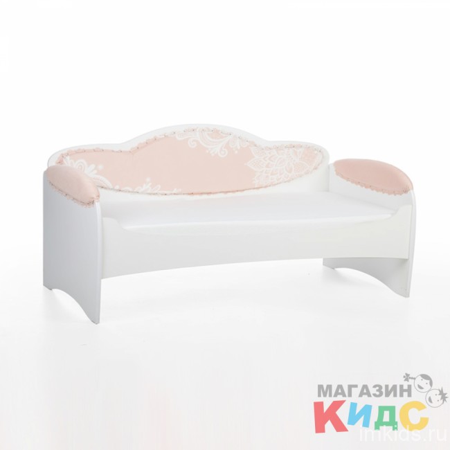 Кровать с мягкой спинкой "MIA" нежность 