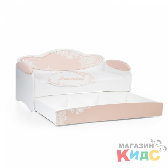 Кровать с мягкой спинкой "MIA" нежность 