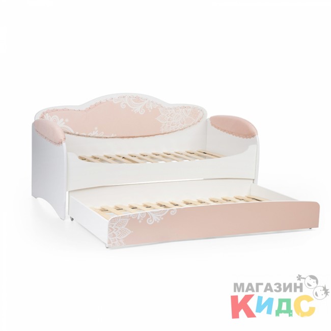 Кровать с мягкой спинкой "MIA" нежность 