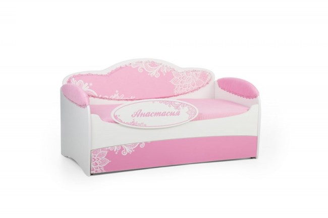 Кровать с мягкой спинкой "MIA" нежность 