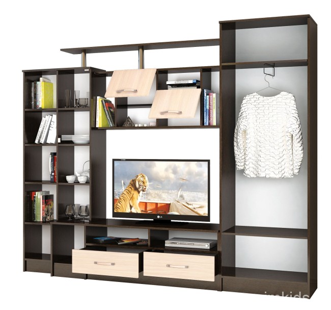 Стенка в гостиную Оскар-5, венге Стенка в гостиную Оскар-5, венге