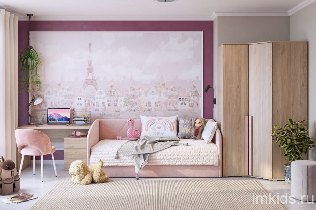 Стол письменный Лайк 35 (дуб мария   1200x600x750)