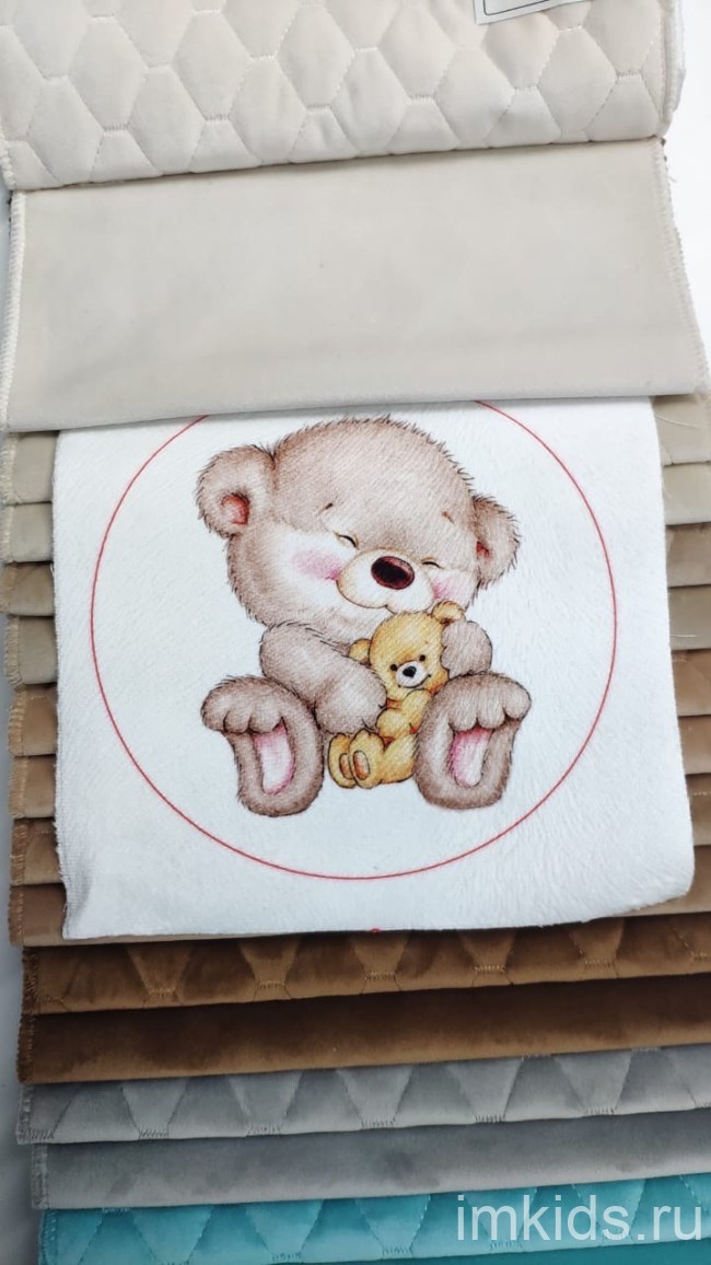 Детская кровать тахта "Медальон" Крем