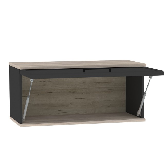 Шкаф навесной Аурелио 4, антрацит