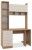 Стол компьютерный Бишоп 5 (дуб крафт золотой кашемер  1250x600x1970)