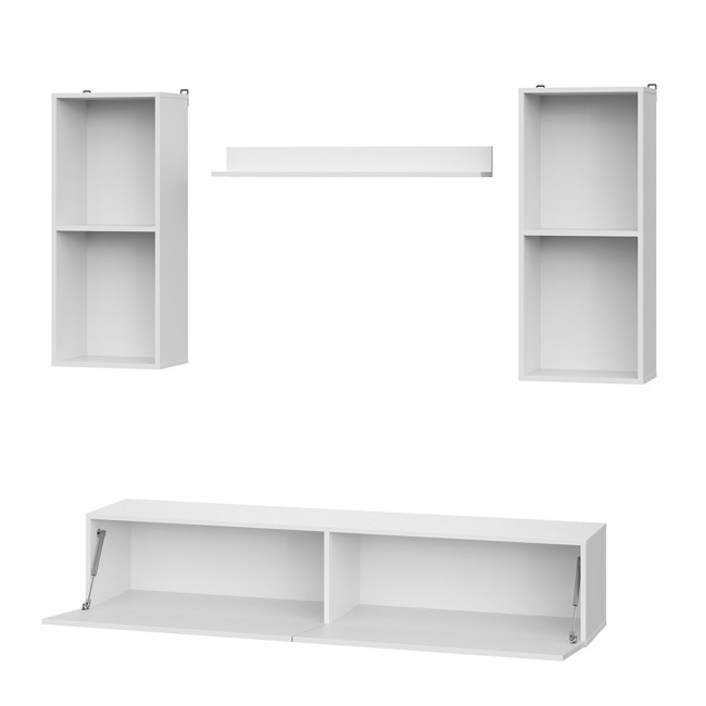 Гостиная МГС 10, белый текстурный Гостиная МГС 10, белый текстурный