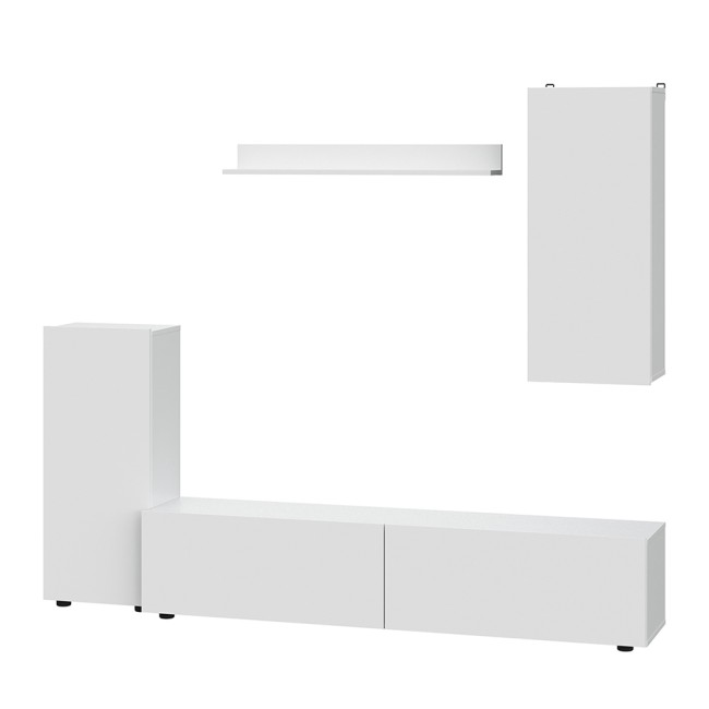 Гостиная МГС 10, белый текстурный Гостиная МГС 10, белый текстурный