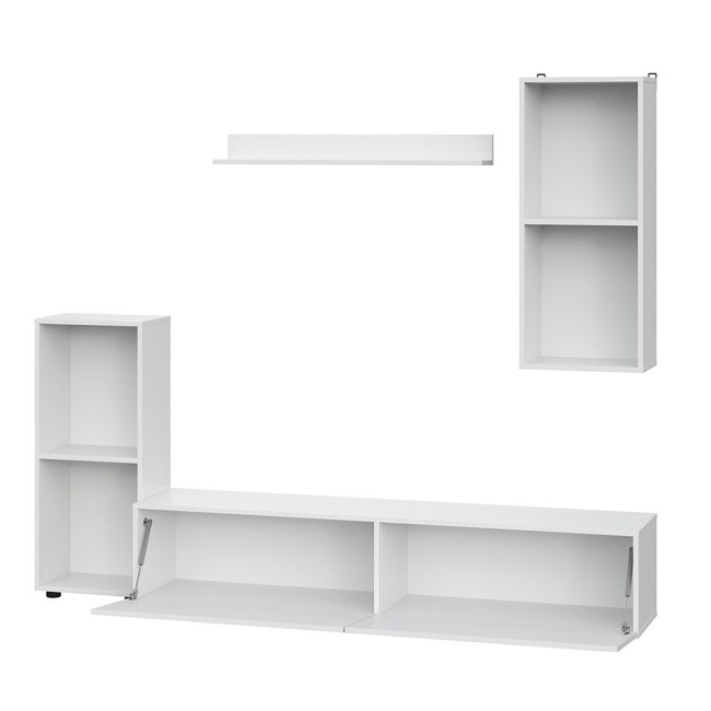 Гостиная МГС 10, белый текстурный Гостиная МГС 10, белый текстурный